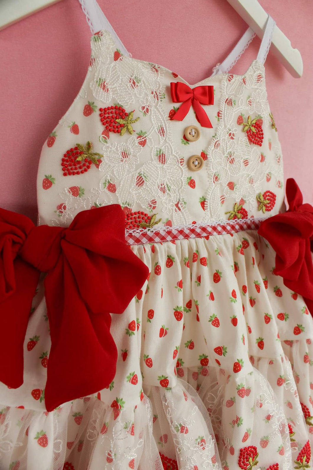 Strawberry blossom fundraiser dresss