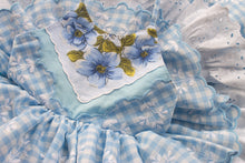 Load image into Gallery viewer, Gingham Blues | Spring vintage custom
