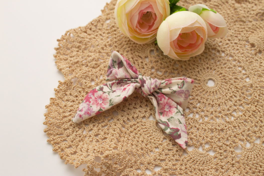 Vintage pink bow