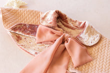 Load image into Gallery viewer, Rose gold crush cape |  Showcase listing for Monique B.
